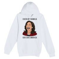 Socialdudtees Funny Anti Laughing Kamala Harris Election Premium Pullover Hoodie