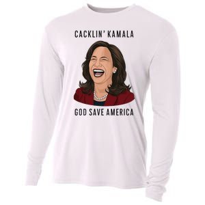 Socialdudtees Funny Anti Laughing Kamala Harris Election Cooling Performance Long Sleeve Crew