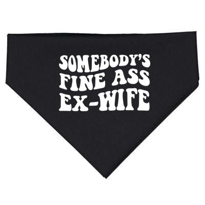 Somebodys Fine Ass ExWife Funny Sayings USA-Made Doggie Bandana