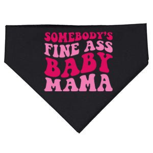 Somebody's Fine Ass Baby Mama Funny Mom Saying Cute Mom USA-Made Doggie Bandana