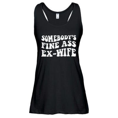 Somebody's Fine Ass ExWife Ladies Essential Flowy Tank