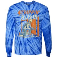 Stripping For A Living Electrical Tie-Dye Long Sleeve Shirt