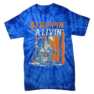 Stripping For A Living Electrical Tie-Dye T-Shirt