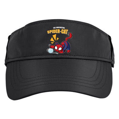 Spider Funny Amazing Spider Cat Meme Adult Drive Performance Visor