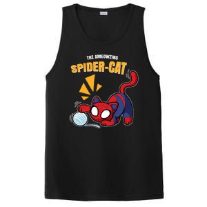 Spider Funny Amazing Spider Cat Meme PosiCharge Competitor Tank