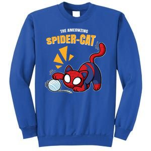 Spider Funny Amazing Spider Cat Meme Sweatshirt