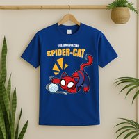 Spider Funny Amazing Spider Cat Meme T-Shirt