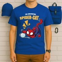 Spider Funny Amazing Spider Cat Meme T-Shirt
