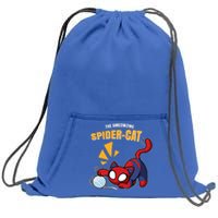 Spider Funny Amazing Spider Cat Meme Sweatshirt Cinch Pack Bag