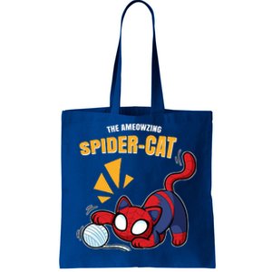 Spider Funny Amazing Spider Cat Meme Tote Bag