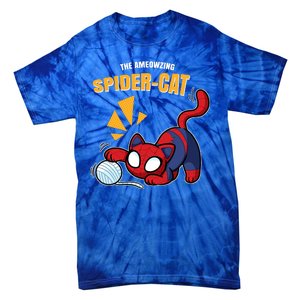 Spider Funny Amazing Spider Cat Meme Tie-Dye T-Shirt