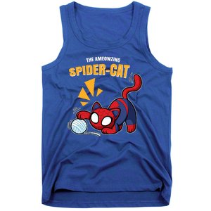 Spider Funny Amazing Spider Cat Meme Tank Top