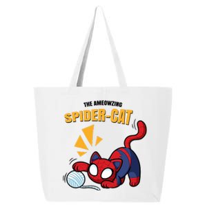 Spider Funny Amazing Spider Cat Meme 25L Jumbo Tote