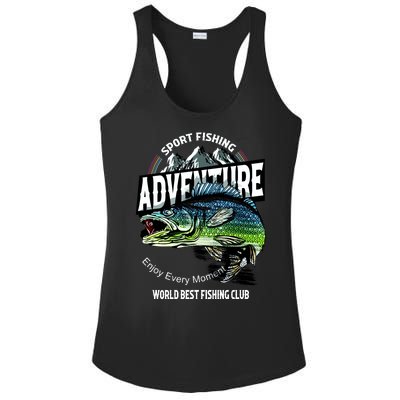 Sport Fishing Adventure Ladies PosiCharge Competitor Racerback Tank