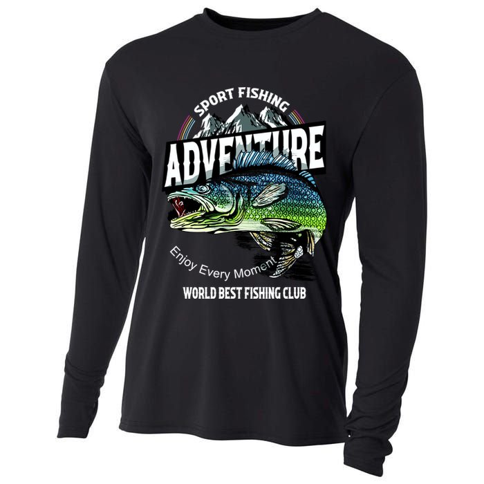 Sport Fishing Adventure Cooling Performance Long Sleeve Crew