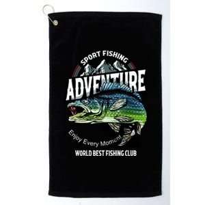 Sport Fishing Adventure Platinum Collection Golf Towel