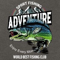 Sport Fishing Adventure Cotton Canvas Backpack