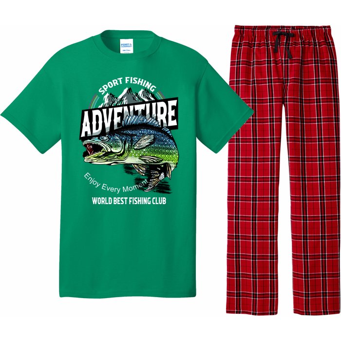 Sport Fishing Adventure Pajama Set