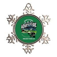 Sport Fishing Adventure Metallic Star Ornament