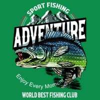 Sport Fishing Adventure Baby Bodysuit
