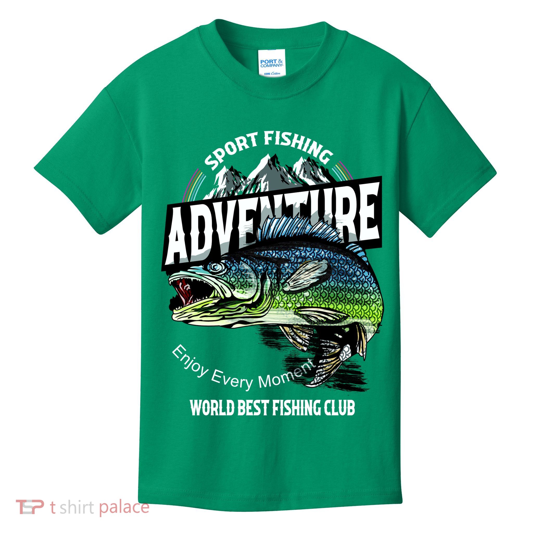 Sport Fishing Adventure Kids T-Shirt