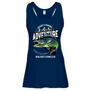 Sport Fishing Adventure Ladies Essential Flowy Tank