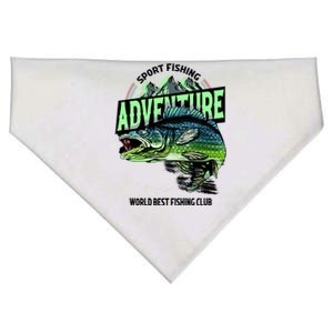 Sport Fishing Adventure USA-Made Doggie Bandana