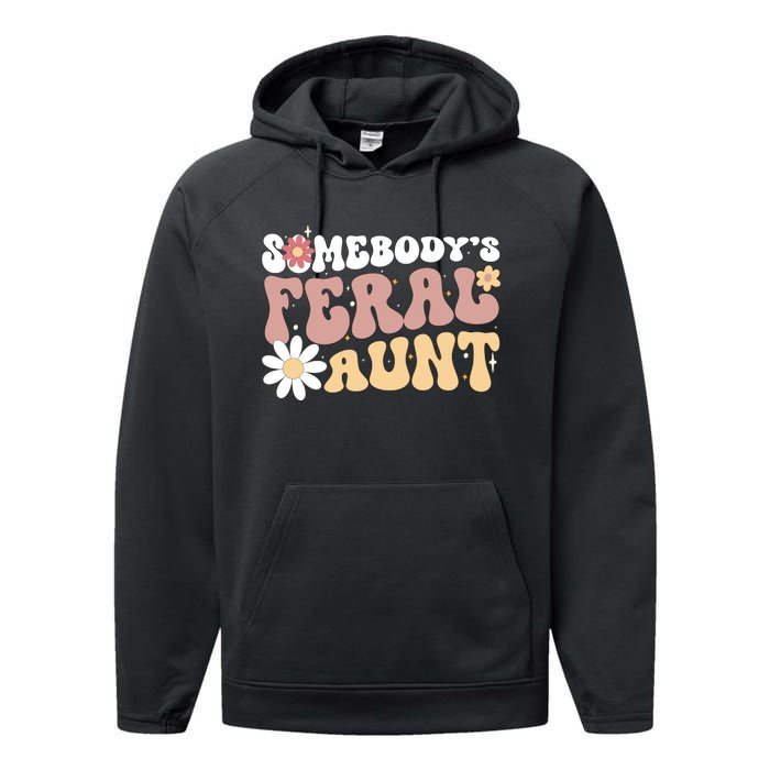 SomebodyS Feral Aunt Performance Fleece Hoodie