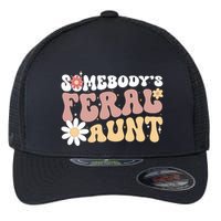 SomebodyS Feral Aunt Flexfit Unipanel Trucker Cap