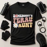 SomebodyS Feral Aunt Cooling Performance Crew T-Shirt