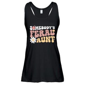 SomebodyS Feral Aunt Ladies Essential Flowy Tank