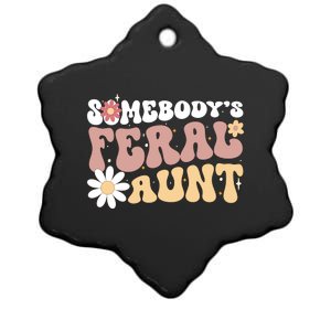 SomebodyS Feral Aunt Ceramic Star Ornament