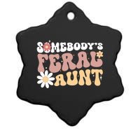 SomebodyS Feral Aunt Ceramic Star Ornament