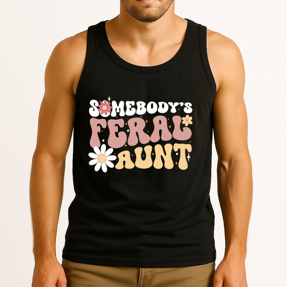 SomebodyS Feral Aunt Tank Top