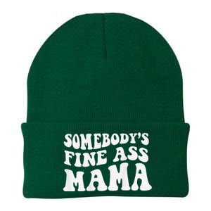 Somebodys Fine Ass Mama Funny Saying Milf Hot Momma Knit Cap Winter Beanie