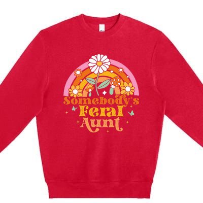 Somebody's Feral Aunt  Premium Crewneck Sweatshirt