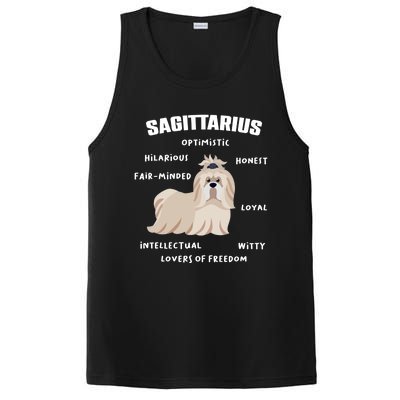 Sagittarius Facts Animal Shih Tzu Horoscope Zodiac Sign Gift PosiCharge Competitor Tank