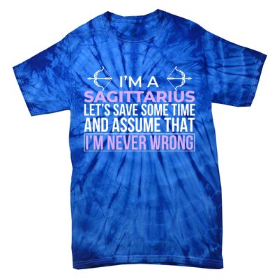 Sagittarius Facts Astrology Quote Horoscope Zodiac Sign Funny Gift Tie-Dye T-Shirt