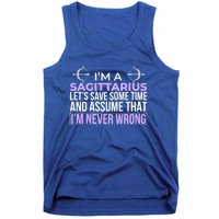 Sagittarius Facts Astrology Quote Horoscope Zodiac Sign Funny Gift Tank Top