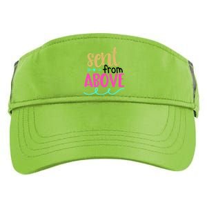 Sent From Above Blessing Family Love Cute Gift Adult Drive Performance Visor