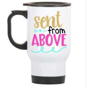 Sent From Above Blessing Family Love Cute Gift Stainless Steel Travel Mug