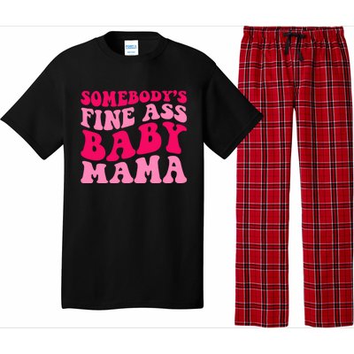 Somebodys Fine Ass Mama Funny Mom Saying Cute Mom Gift Pajama Set