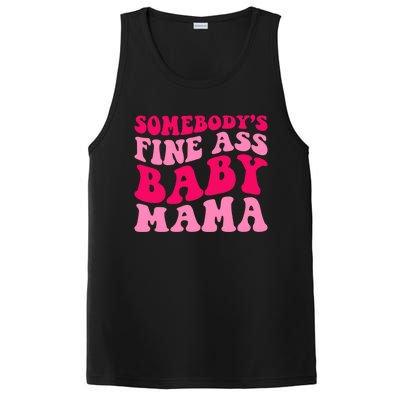 Somebodys Fine Ass Mama Funny Mom Saying Cute Mom Gift PosiCharge Competitor Tank