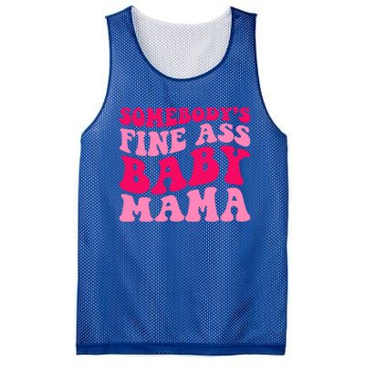 Somebodys Fine Ass Mama Funny Mom Saying Cute Mom Gift Mesh Reversible Basketball Jersey Tank