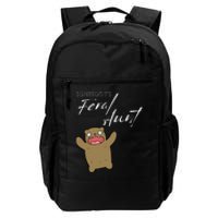 Somebody's Feral aunt Cute Funny Aunty Bear Birthday Daily Commute Backpack