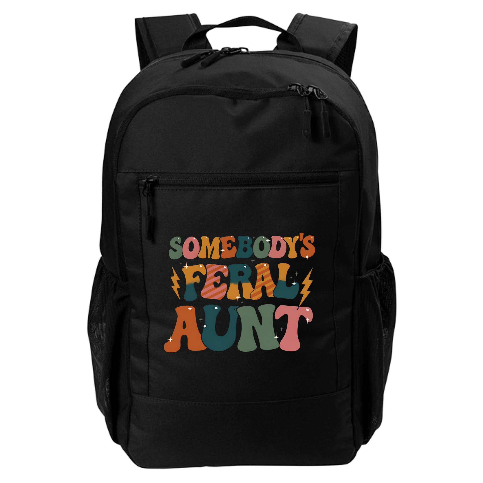 Somebodys Feral Aunt Auntie Family Backpack