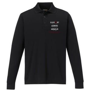 Support Fighters Antiphospholipid Antibody Syndrome Performance Long Sleeve Polo