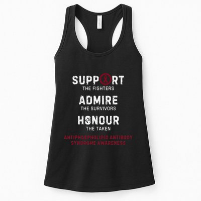 Support Fighters Antiphospholipid Antibody Syndrome Womens Tank Top