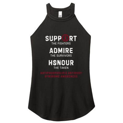Support Fighters Antiphospholipid Antibody Syndrome Women's Perfect Tri Rocker Tank