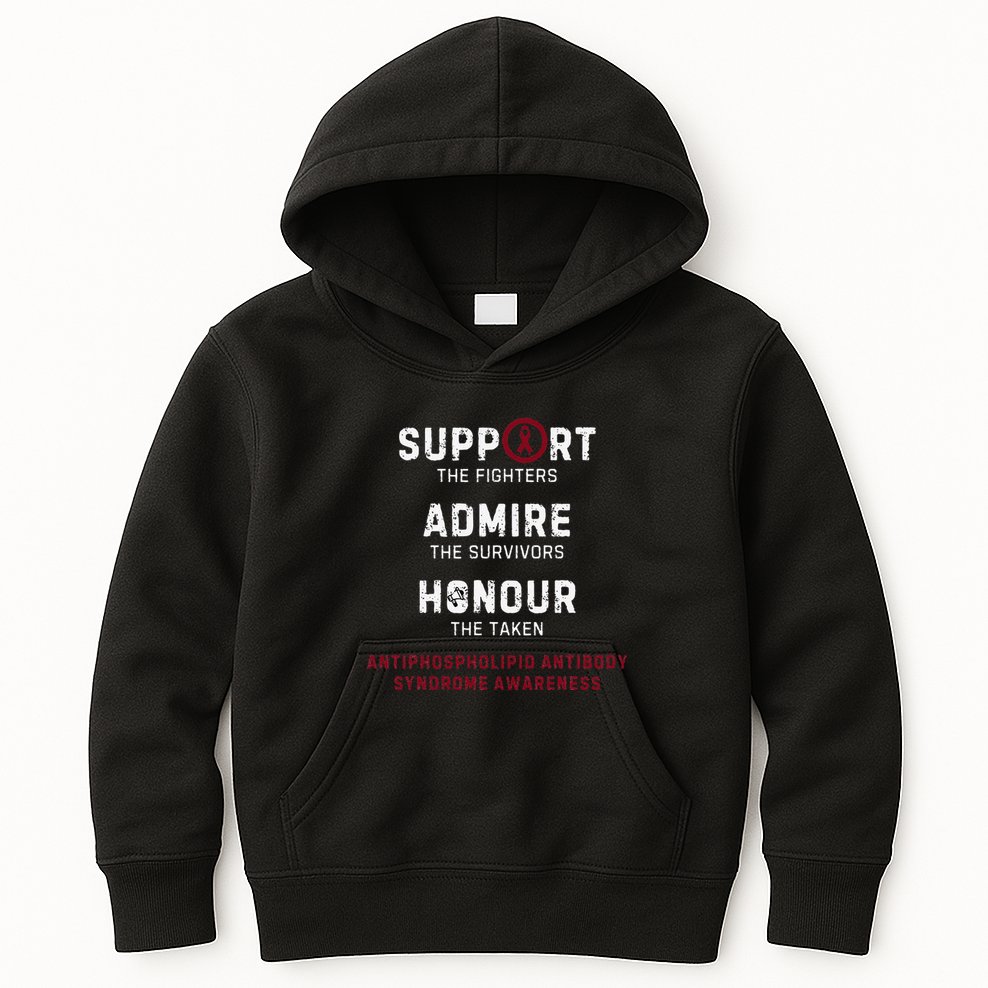 Support Fighters Antiphospholipid Antibody Syndrome Kids Hoodie